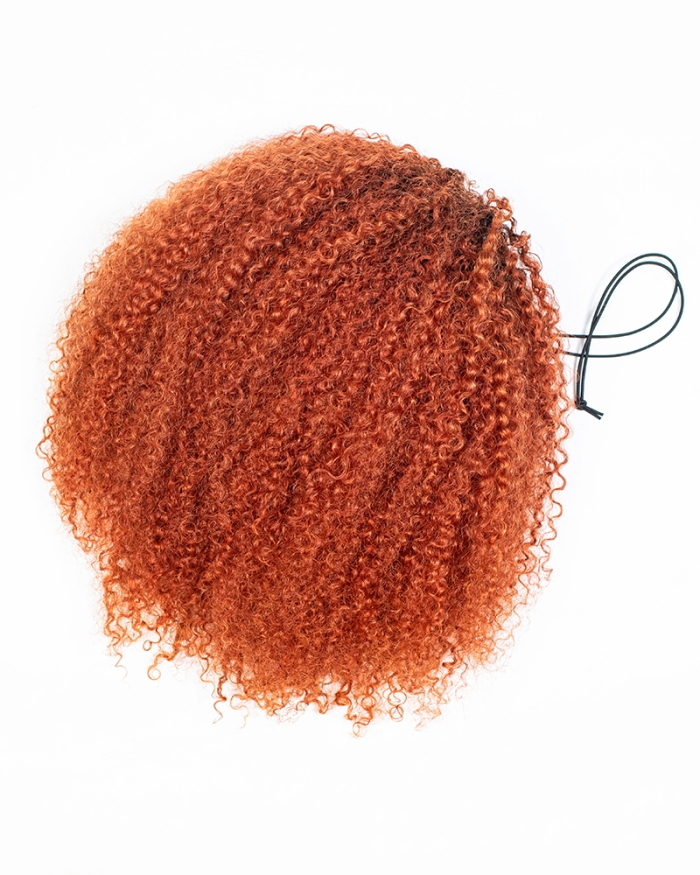 Charm Ginger Breathable Cap 3 In 1 Half Wig