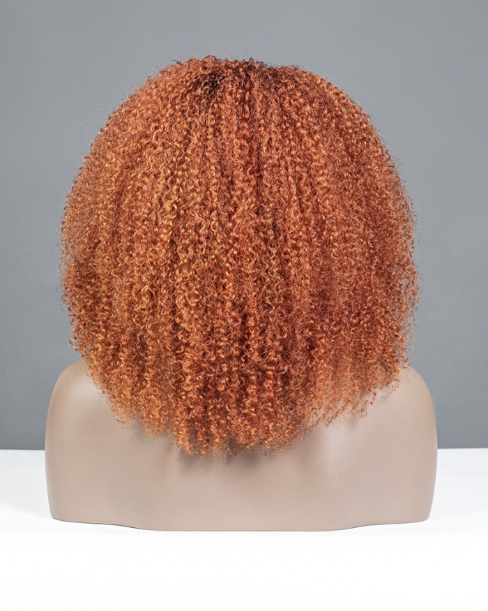 Charm Ginger Breathable Cap 3 In 1 Half Wig