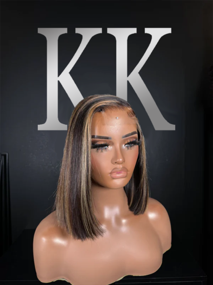 Chloe Highlights Straight Luxury Custom Wigs