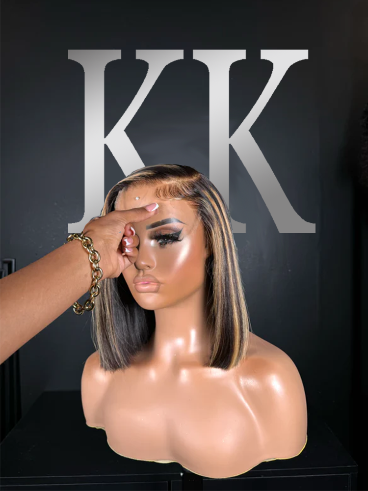 Chloe Highlights Straight Luxury Custom Wigs