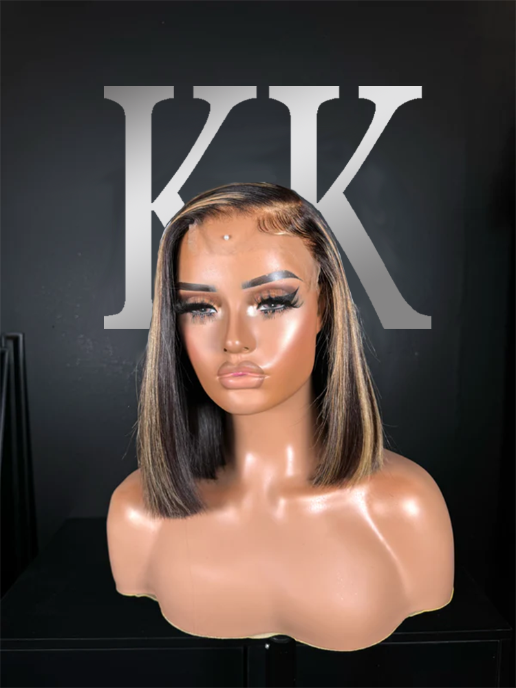 Chloe Highlights Straight Luxury Custom Wigs