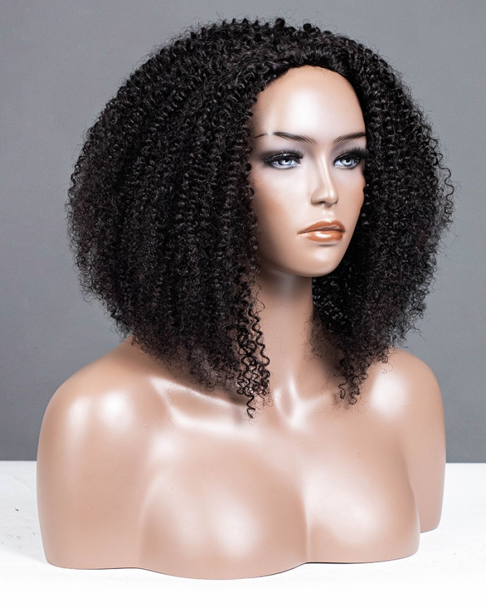 Coily & Curly Breathable Cap Half Wig