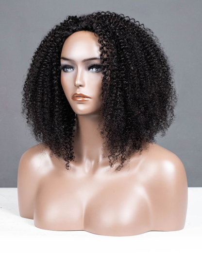 Coily & Curly Breathable Cap Half Wig