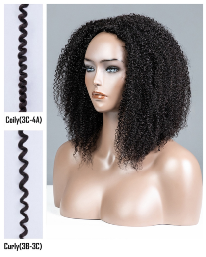 Coily & Curly Multi-textured 3 In 1 Half Wig