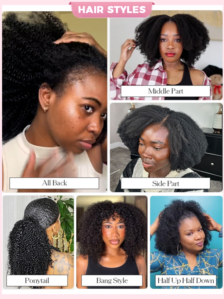 Ombre All In One Half Wig