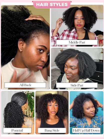 Ombre All In One Half Wig