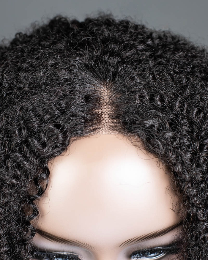 Coily Texture All In One Half Wig