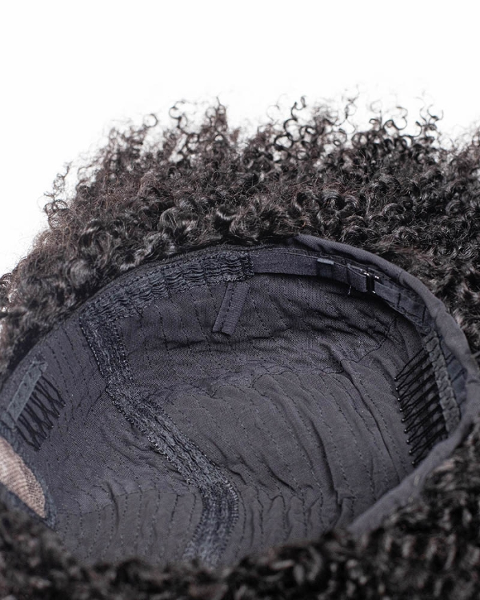 Curly Texture All In One Half Wig