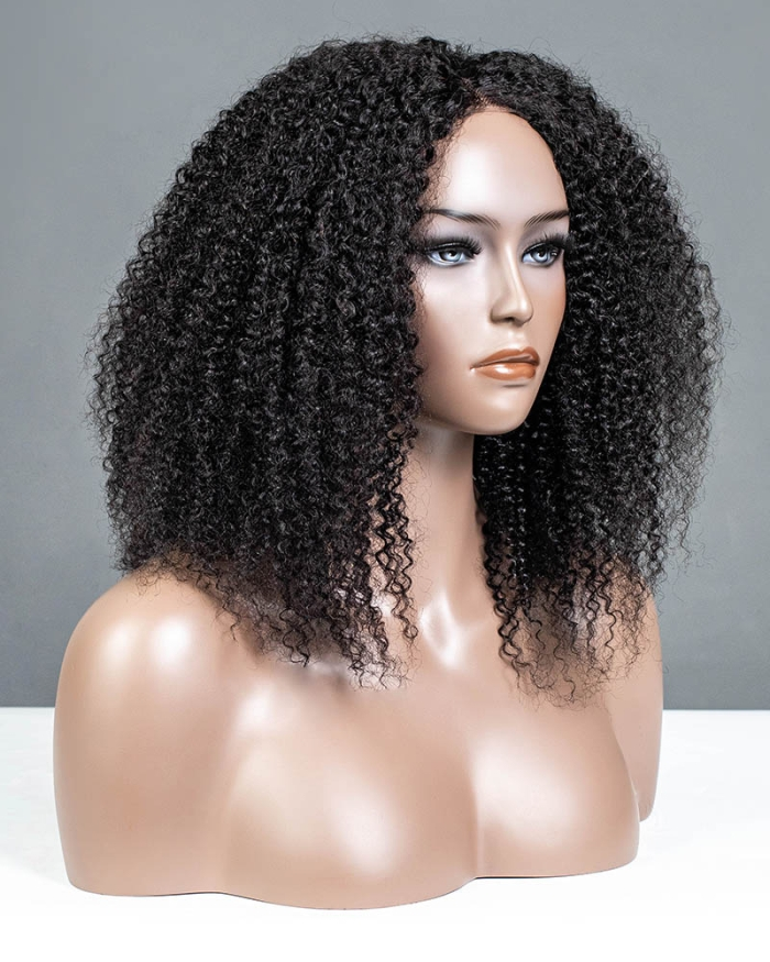 Curly Texture All In One Half Wig