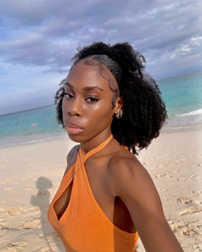 Kinky 3 In 1 Half Wig