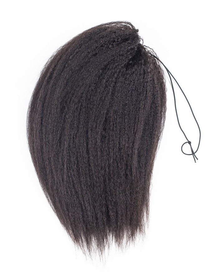 Kinky Blow-out Breathable Cap Half Wig