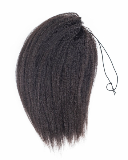 Kinky Blow-out Breathable Cap Half Wig