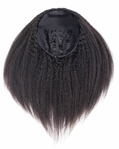 Kinky Blow-out Breathable Cap Half Wig