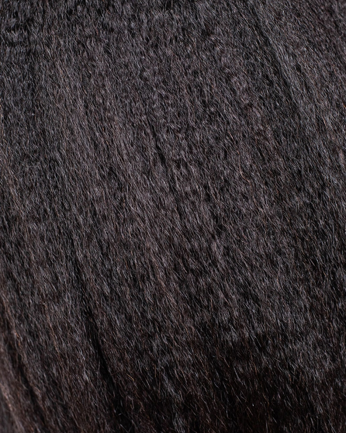 Kinky Blow-out Breathable Cap Half Wig