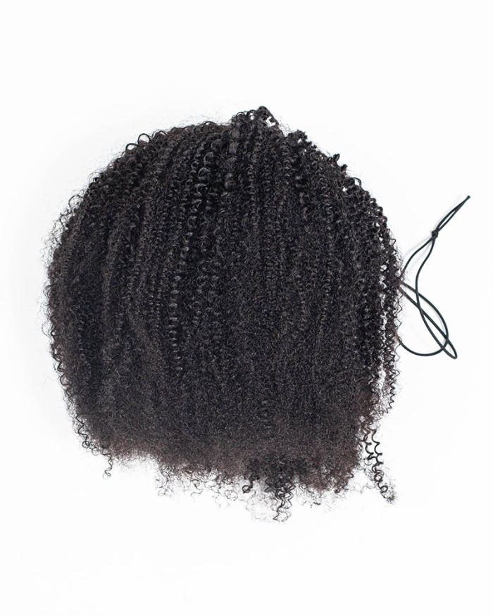 Kinky & Coily Breathable Cap Half Wig