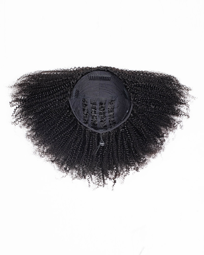 Kinky & Coily Breathable Cap Half Wig