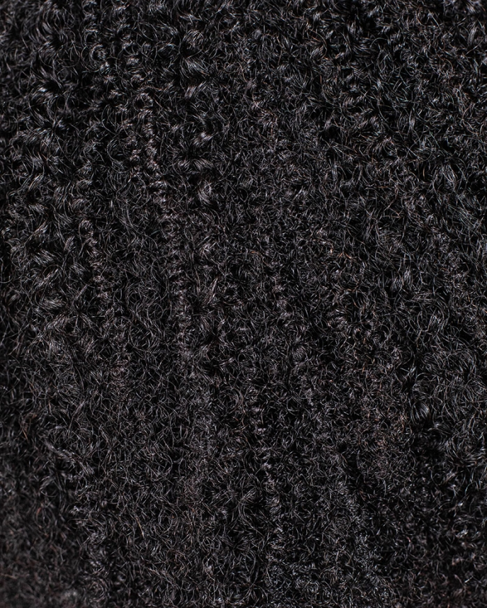 Kinky & Coily Breathable Cap Half Wig