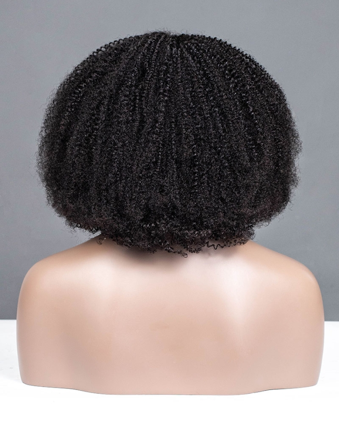 Kinky & Coily Breathable Cap Half Wig