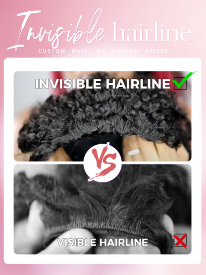 Kinky & Coily Breathable Cap Half Wig