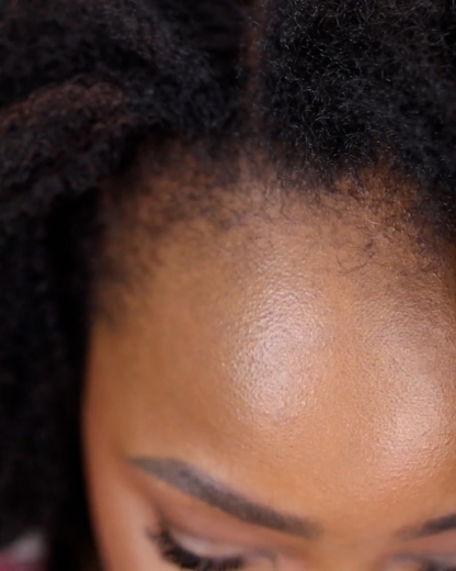 Kinky Texture All In One Half Wig