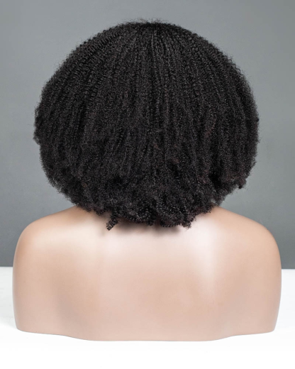 Kinky Texture All In One Half Wig