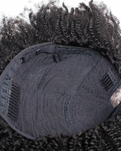 Kinky Texture All In One Half Wig