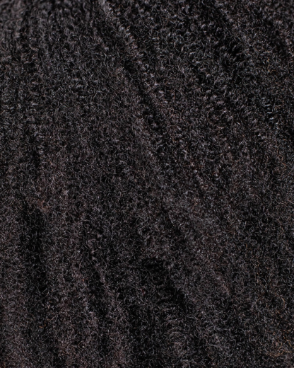 Kinky Texture Breathable Cap Half Wig