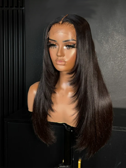 Madison Layered Straight Luxury Custom Wigs