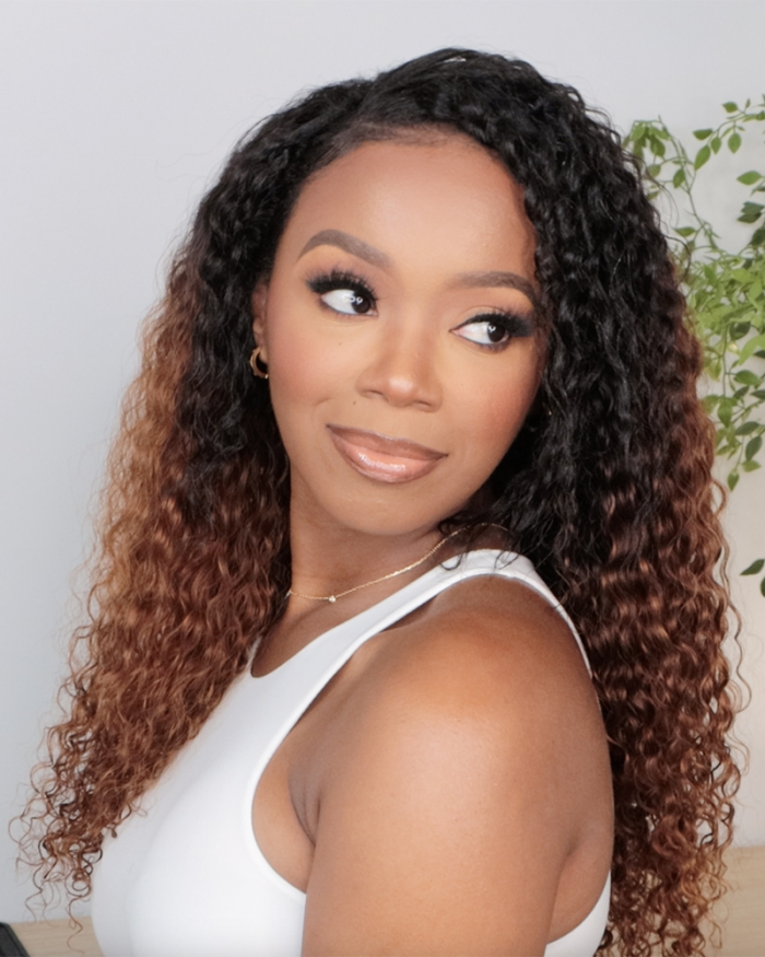 Ombre 3 In 1 Half Wig