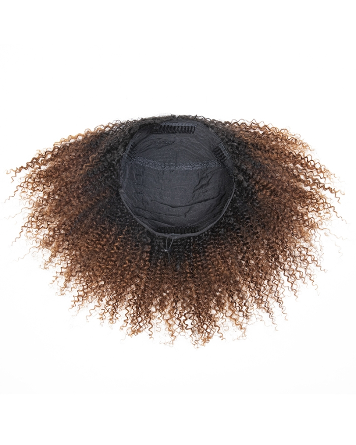 Ombre Breathable Cap 3 In 1 Half Wig