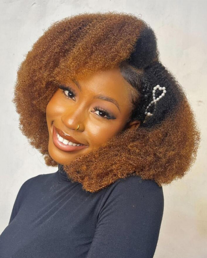 Ombre All In One Half Wig