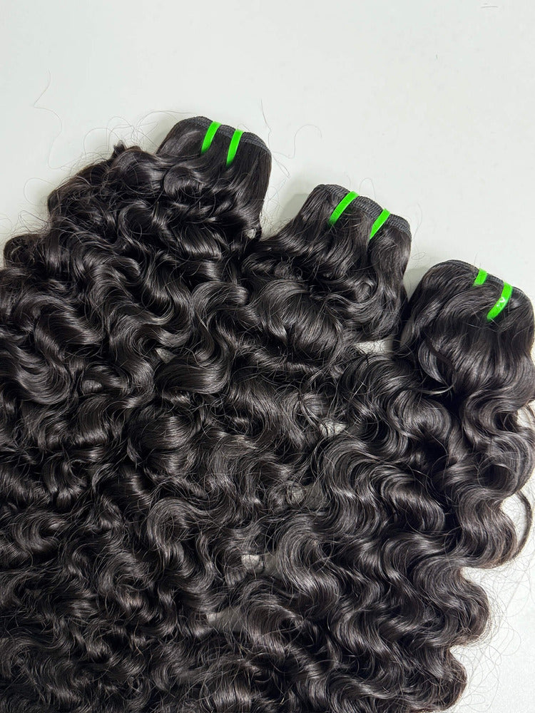 Raw Burmese Curly Hair Bundles