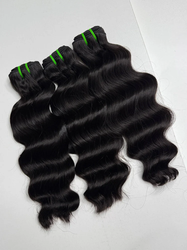 Raw Burmese Wavy Hair Bundles 