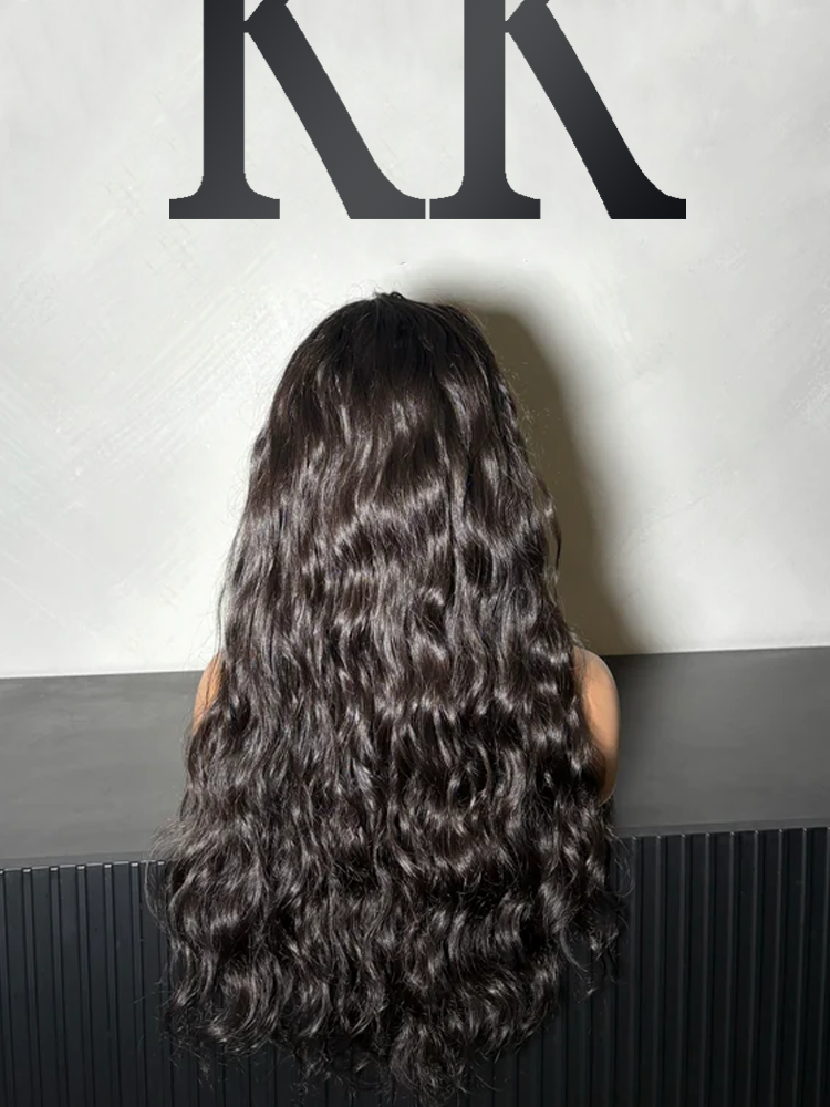 Raw Indian Flip-Over Half Wig Luxury Custom Wigs