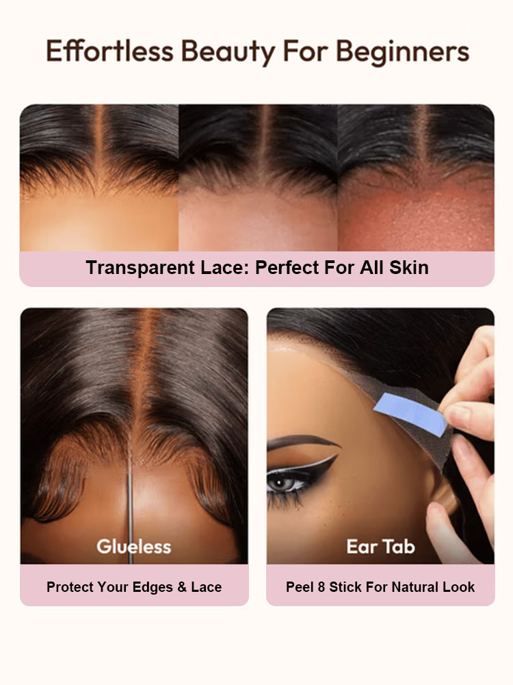 Sophia Bleached Knots Glueless Straight Wig 13x6 Lace Front Human Hair Wigs With Drawstring Pre Plucked