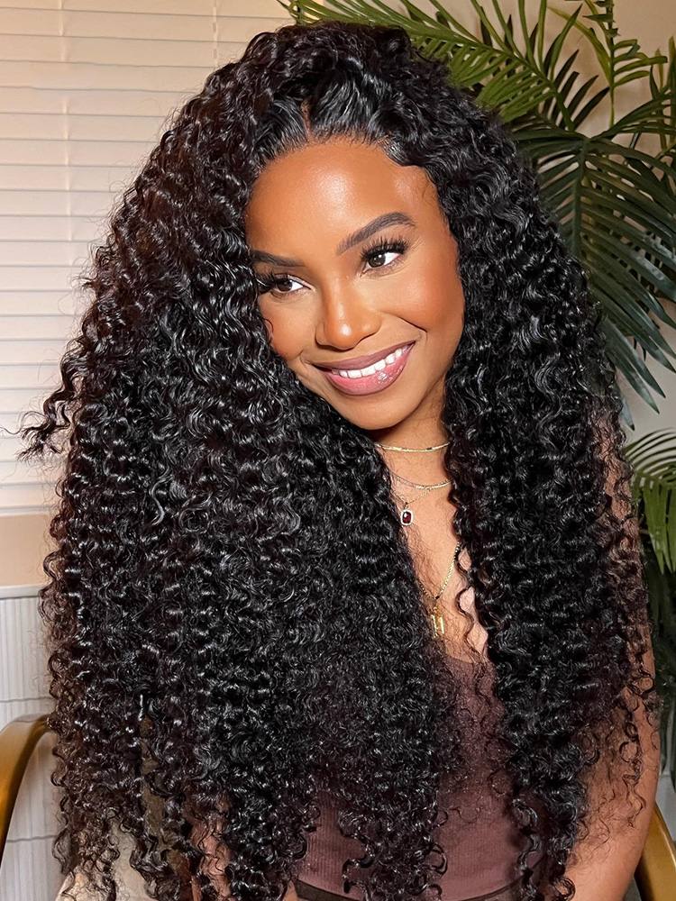 Zendaya Bleached Knots Glueless Curly Wig 13x6 Lace Front Human Hair Wigs With Drawstring Pre Plucked