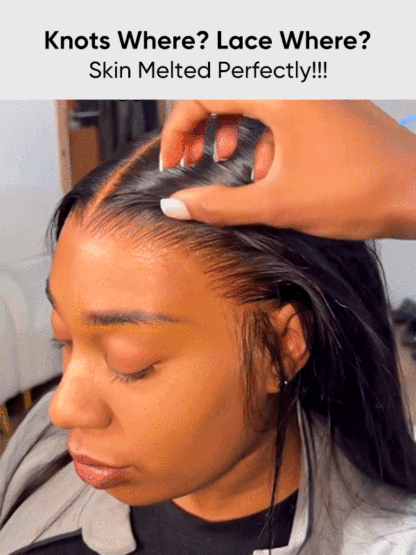 Talia 13x6 HD Lace Frontal Wigs Bleached Knots Deep Wave Glueless Human Hair Wigs Pre Plucked