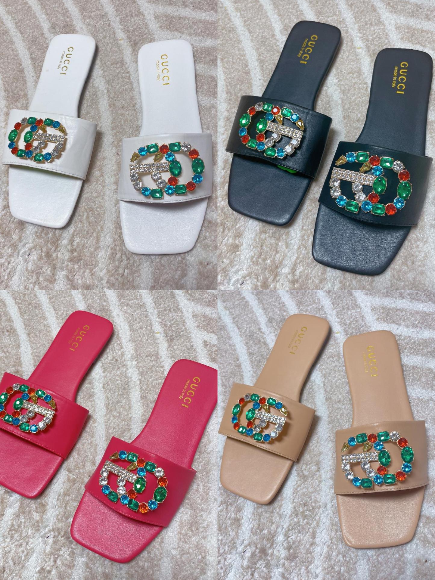 WOMEN'S Stone Slippers DOUBLE G