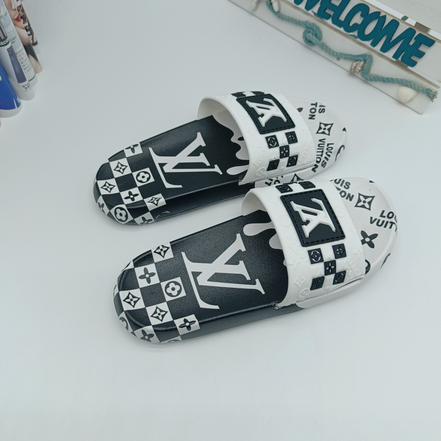 Monogram Logo Slippers