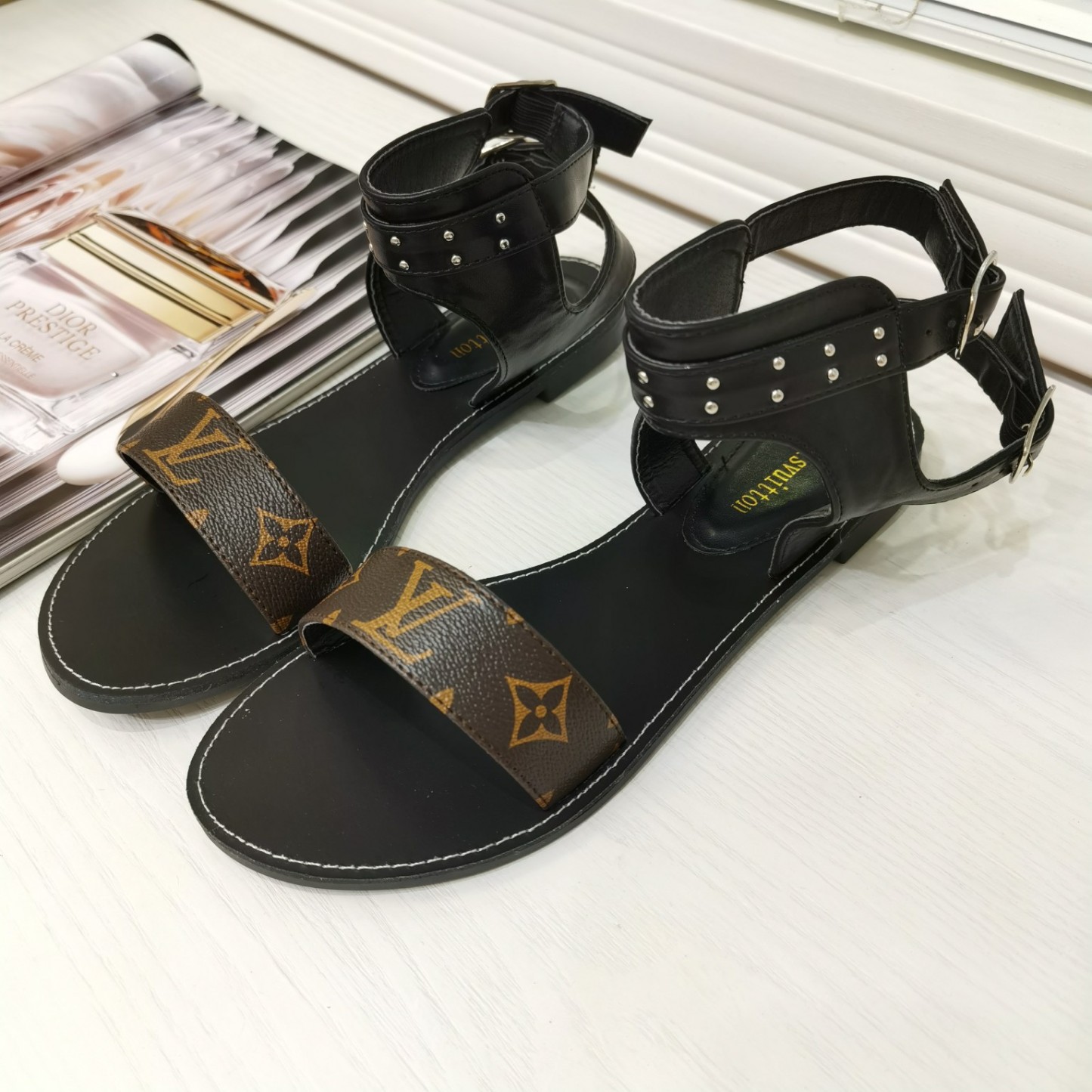 Nomad Monogram Sandals