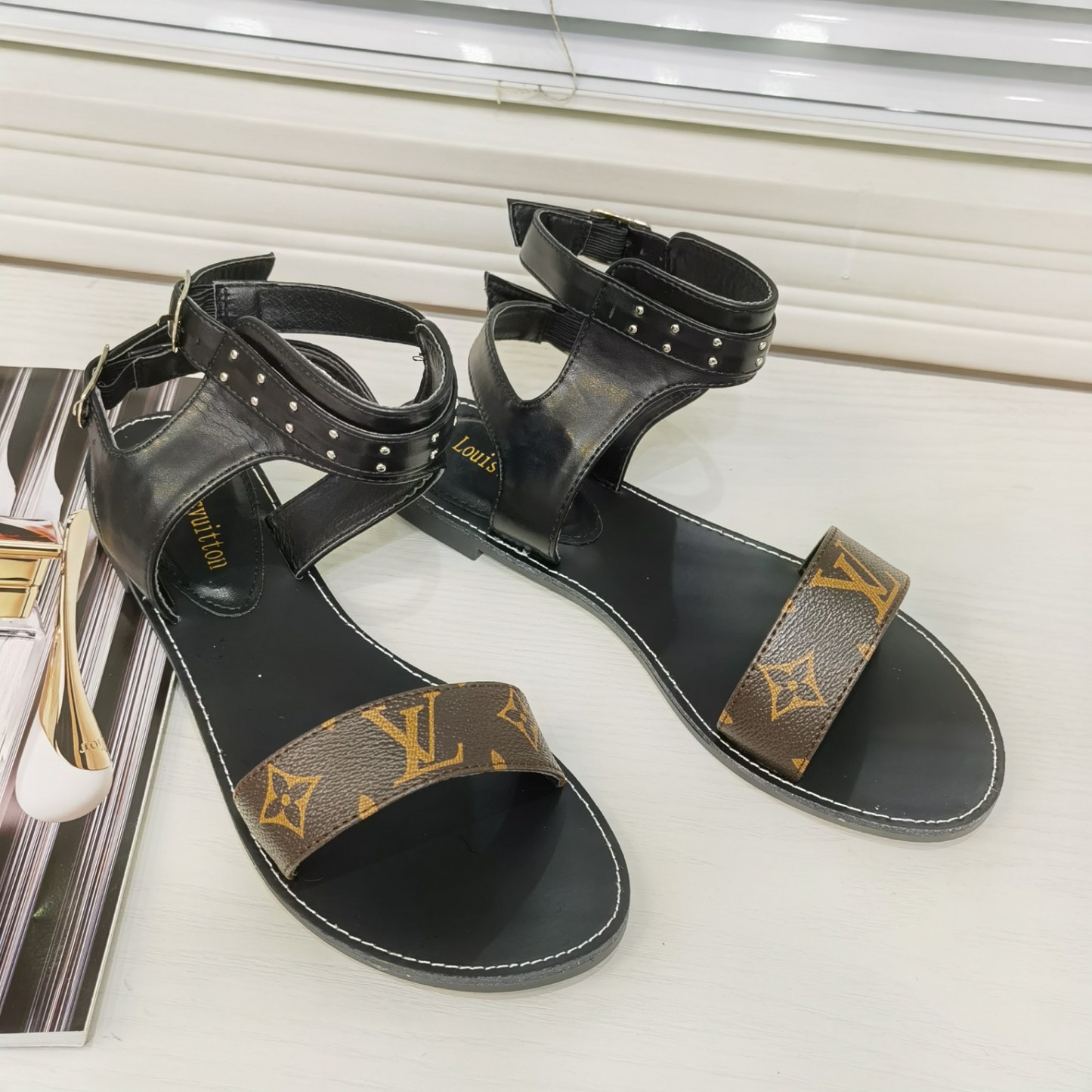 Nomad Monogram Sandals