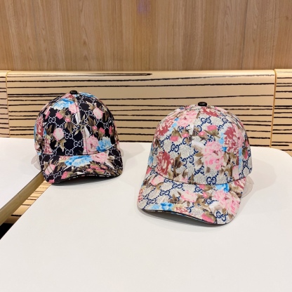 SUPREME FLORA PRINT BASEBALL HAT