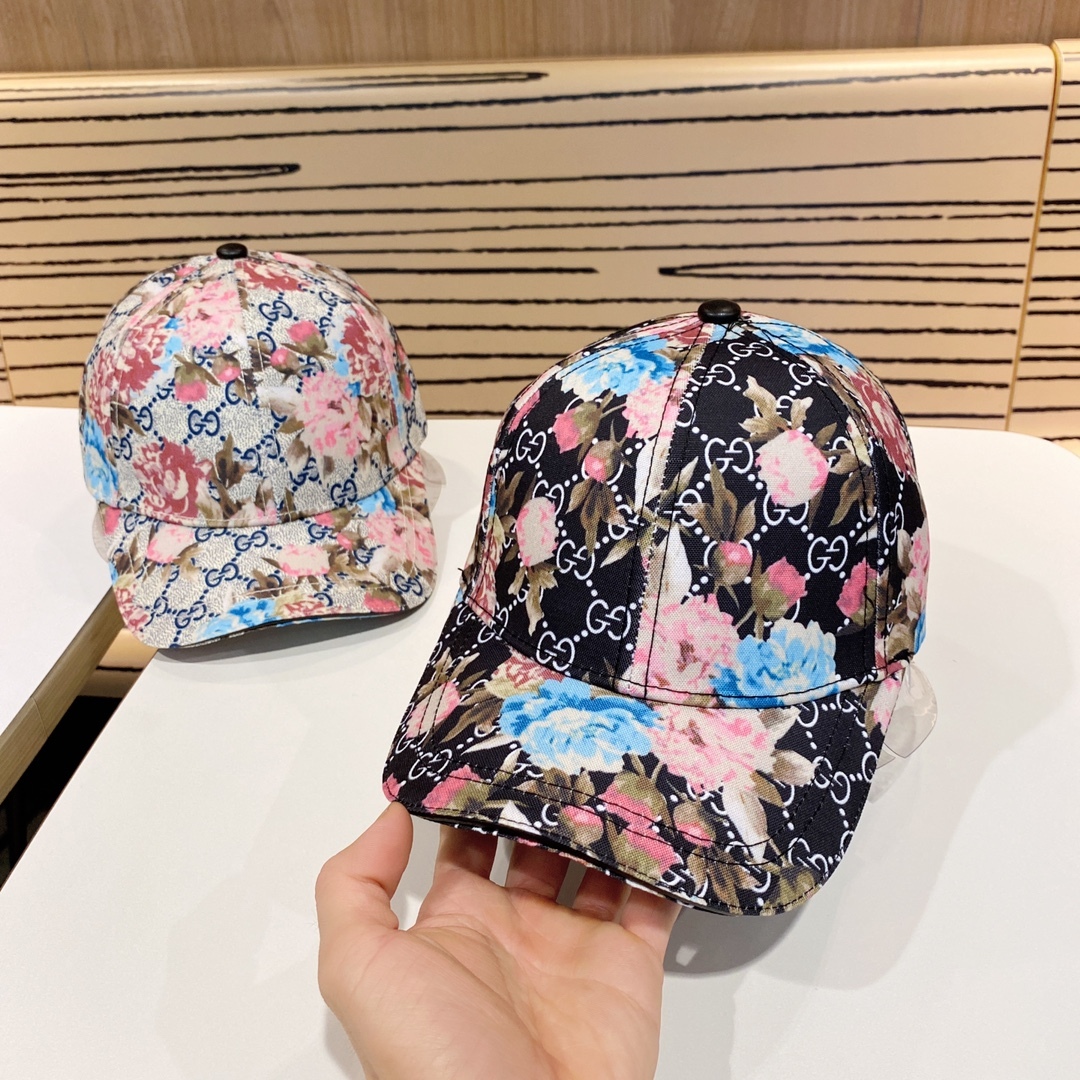 SUPREME FLORA PRINT BASEBALL HAT