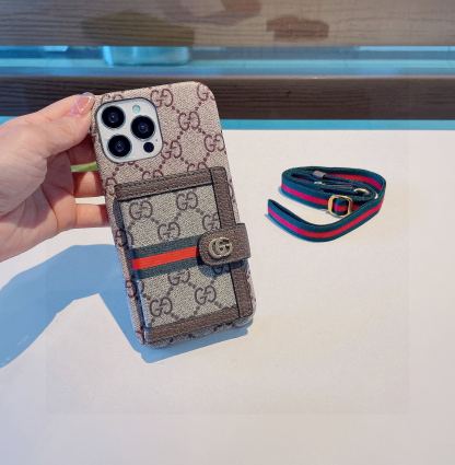 Web Crossbody Card Holder Phone Case