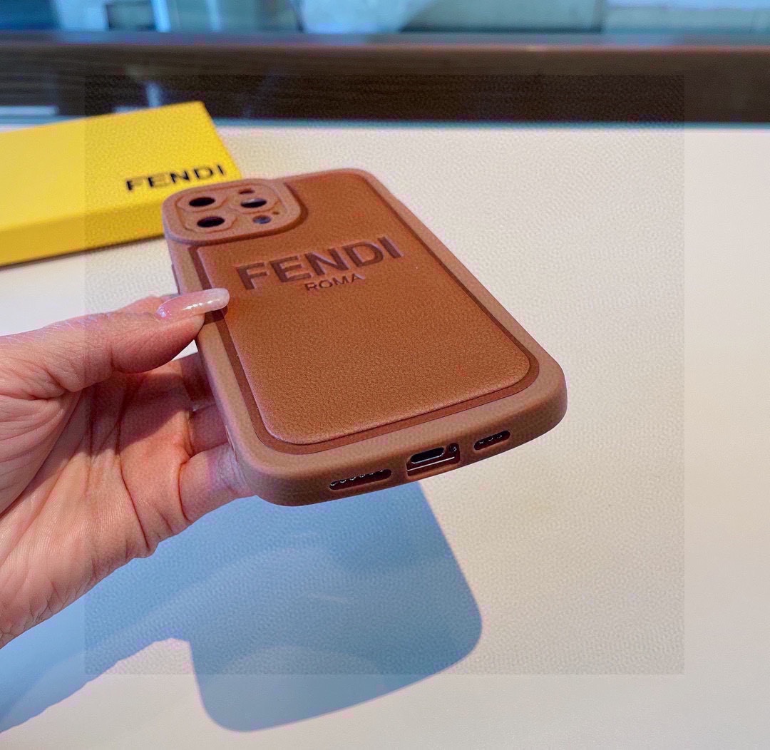 Embossed leather full cover mobile phone case