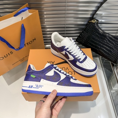 Air Force 1 Low "Virgil Abloh - White/Blue" sneakers