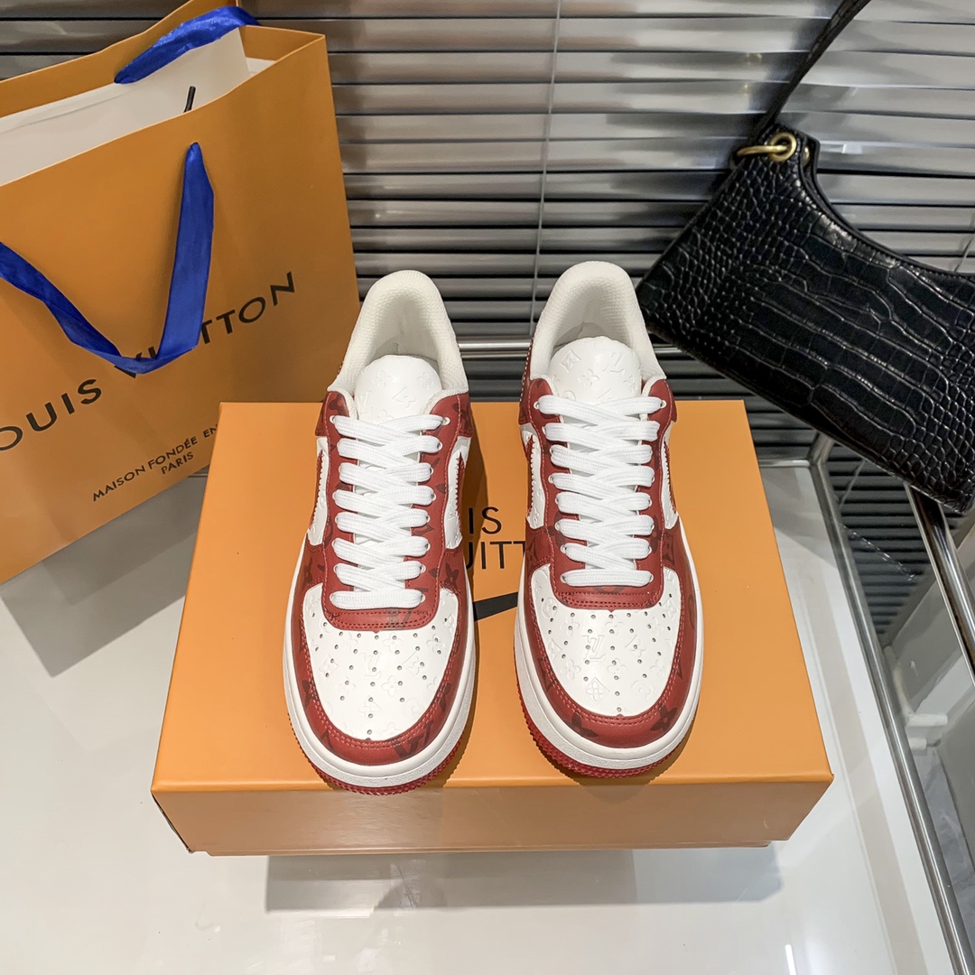 Air Force 1 Low "Virgil Abloh - White/Red" sneakers