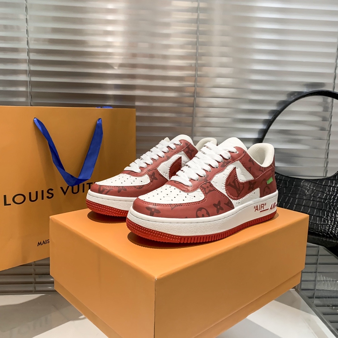 Air Force 1 Low "Virgil Abloh - White/Red" sneakers