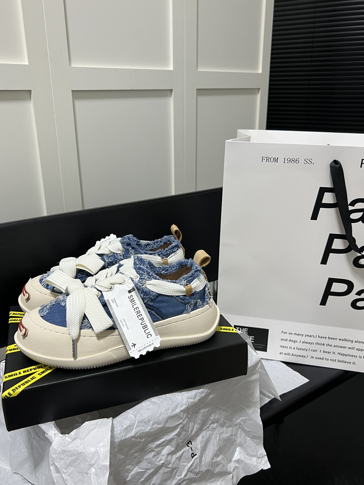 Denim Blue Low Canvas Sneaker Spring Fashion 2024 Canvas Shoes