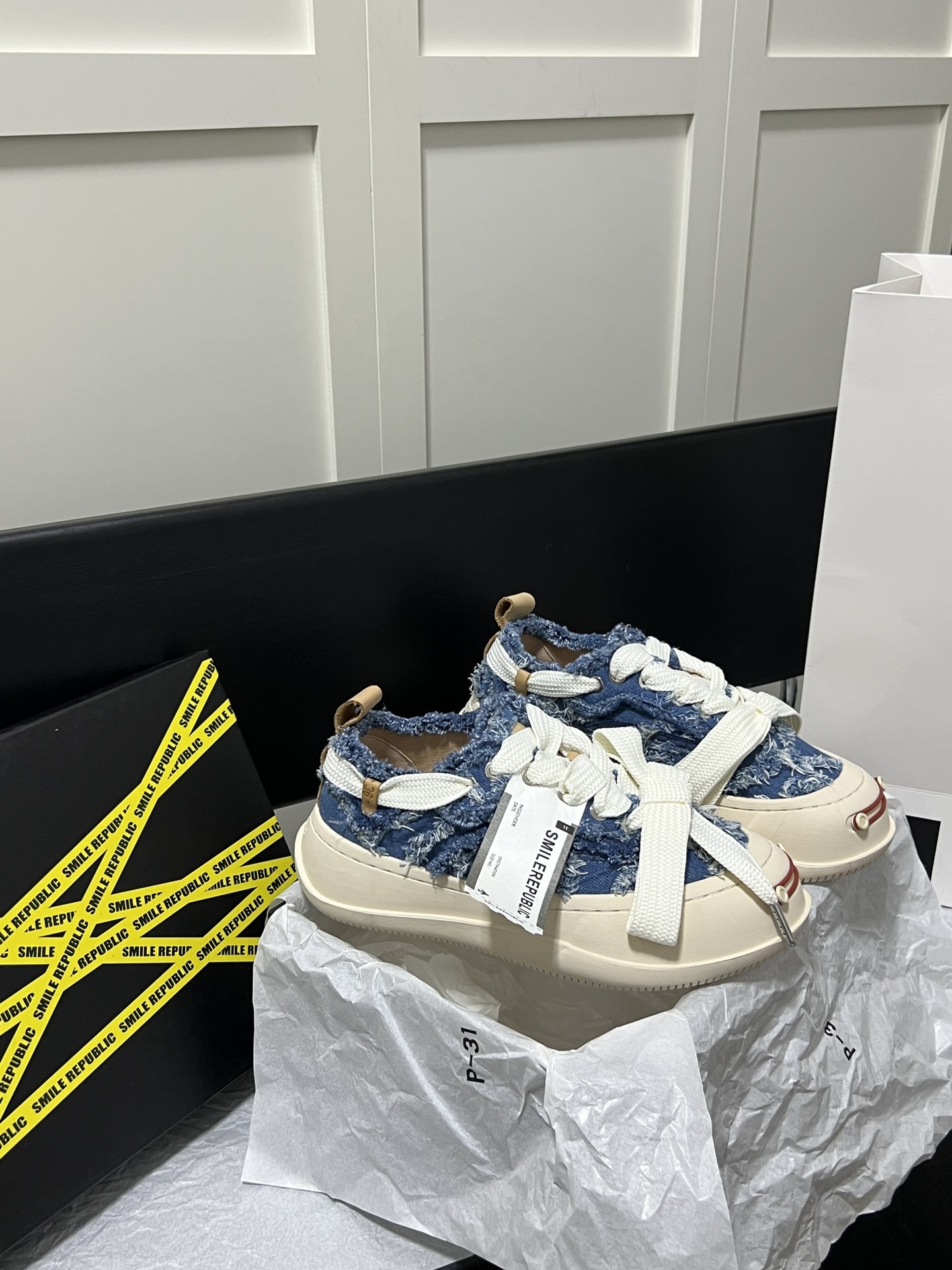 Denim Blue Low Canvas Sneaker Spring Fashion 2024 Canvas Shoes